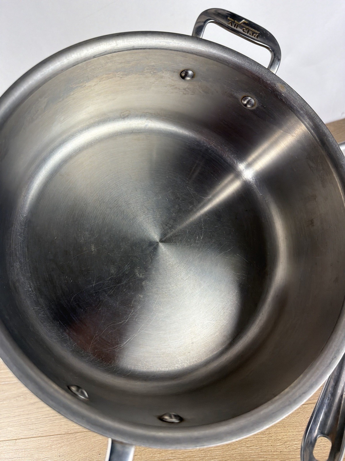 2 All Clad 11 Inch Stainless Steel Saute Skillet Pan 4.25” And 2.5” Deep -Read👇