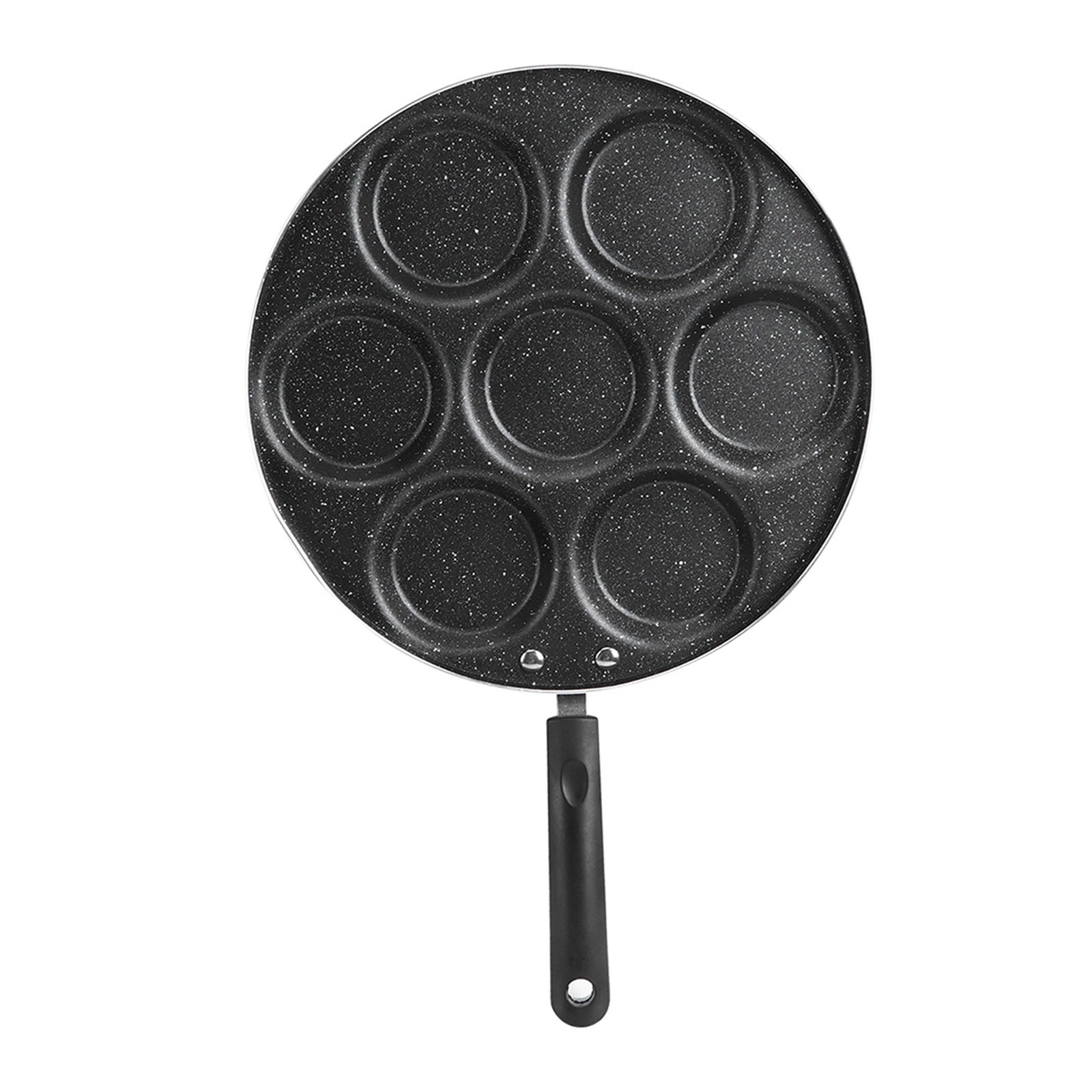 7-Hole Non Stick Cooking Pan For Fried Eggs Burger Mold Kitchen Supplies ZXS