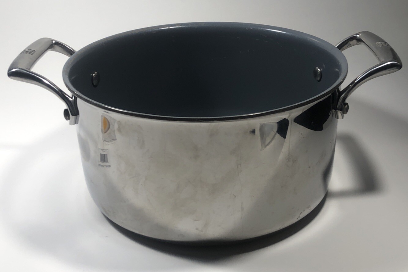 Zwilling J.A. Henckels 6 Qt 3ply 18/10 Stainless Steel Pot No Lid GUC