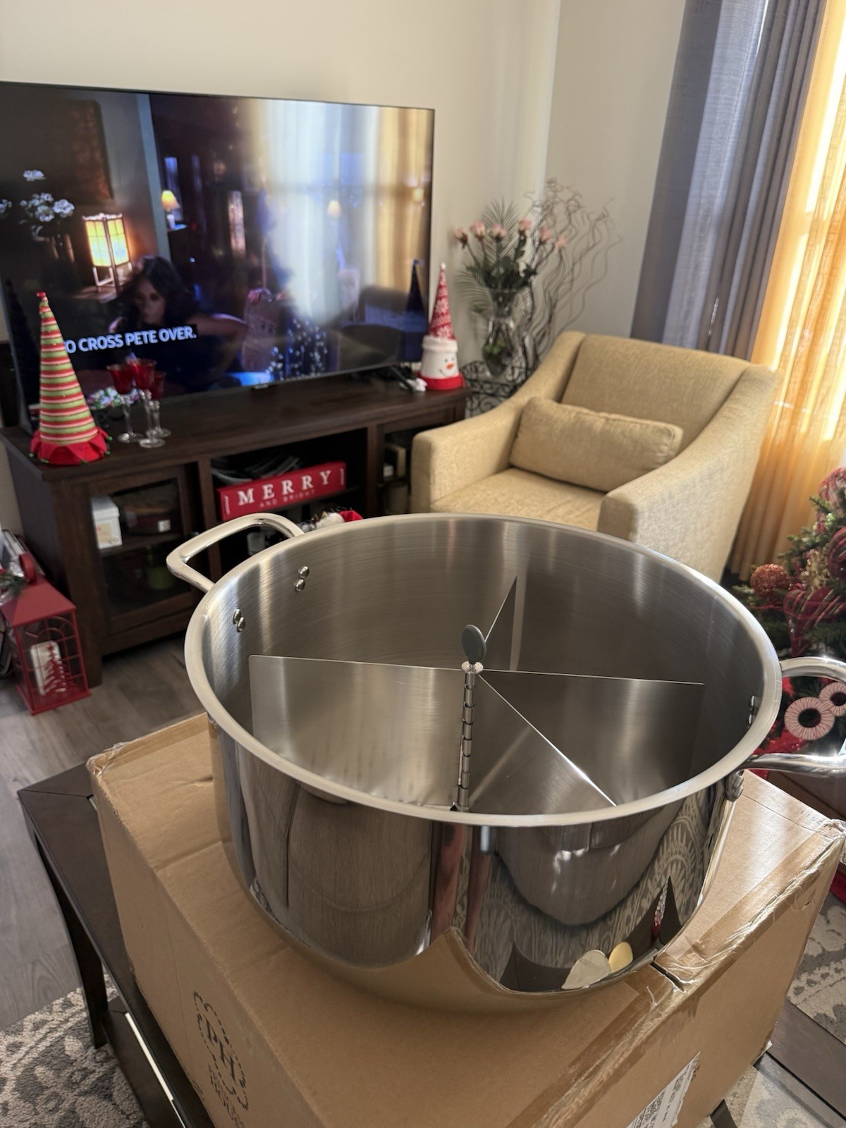 Princess House Heritage Stainless Steel Classic 32-Qt. Tamalera W/Divider #10370