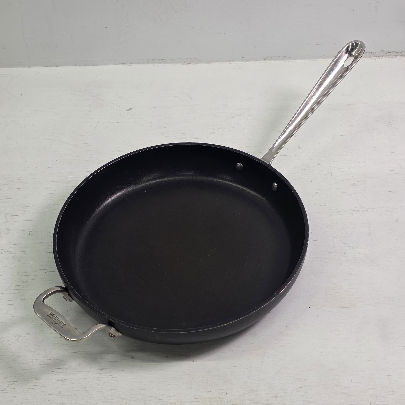 All-Clad Metalcrafters Non-Stick 12″ 30CM Two Handle Skillet Fry Pan No Lid G+