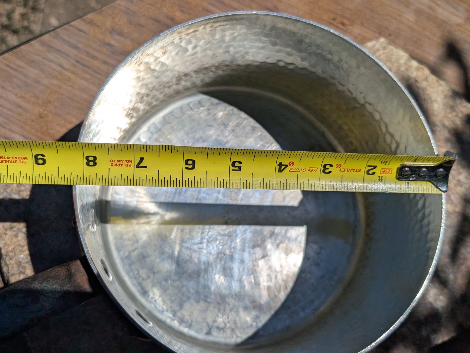 Hand Made In France 8-1/2″ Copper Pot & Lid -Made in France