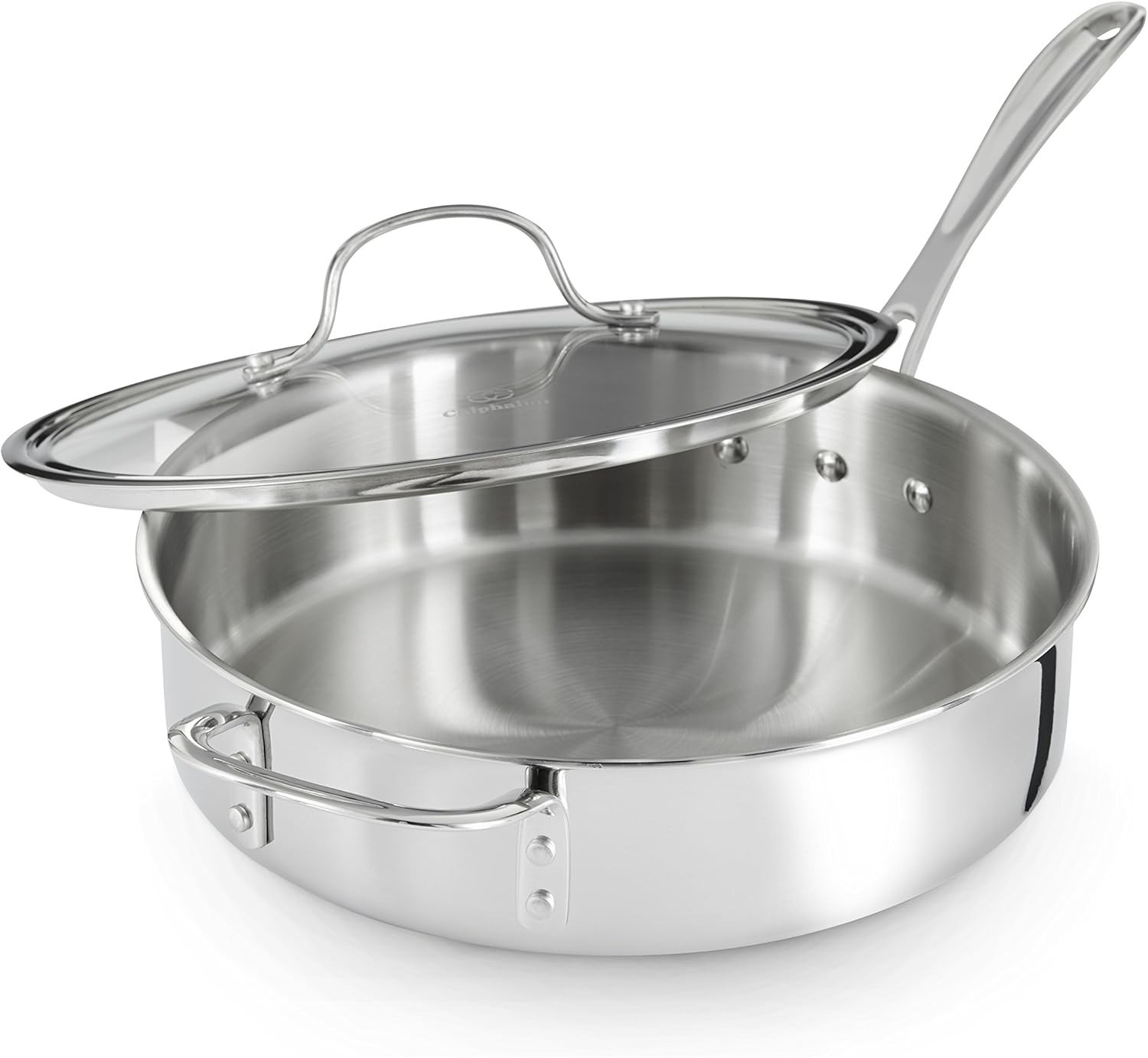Calphalon Tri-Ply Stainless Steel 3-Quart Saute Pan with Cover – NIB, Ships Free