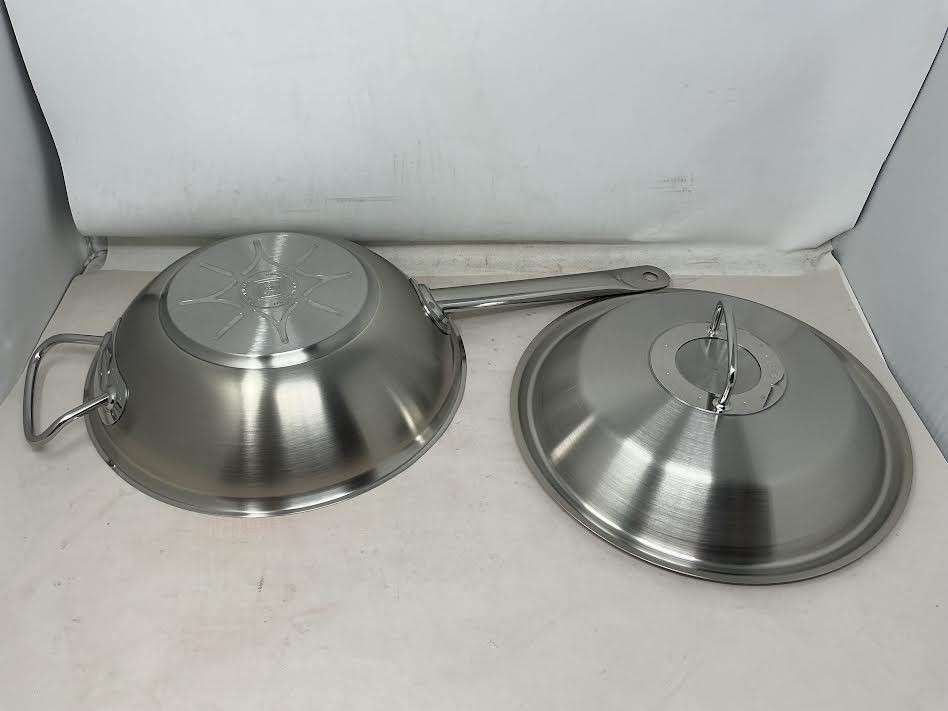 Fissler original-profi collection Stainless Steel Wok-Pan (12-in, 4,4 Quart)