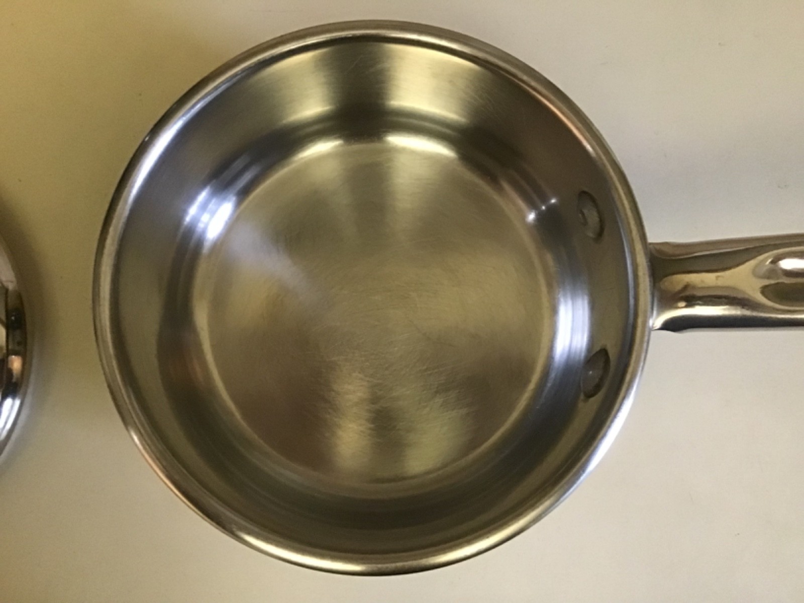 MARTHA STEWART EVERYDAY 1 Qt Quart Stainless Steel/Copper Bottom Saucepan w/Lid
