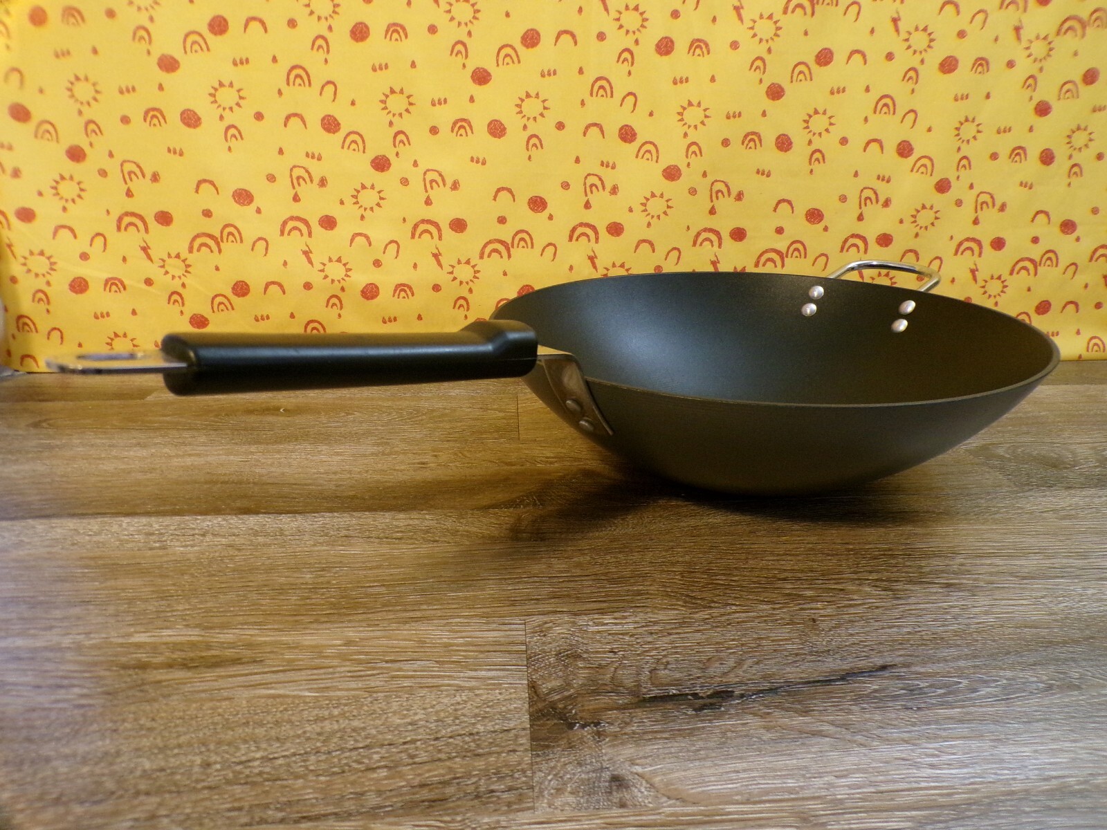 COMMERCIAL COOKWARE CO. Calphalon Aluminum 155 12″ Flat Bottom Wok Sauté Pan