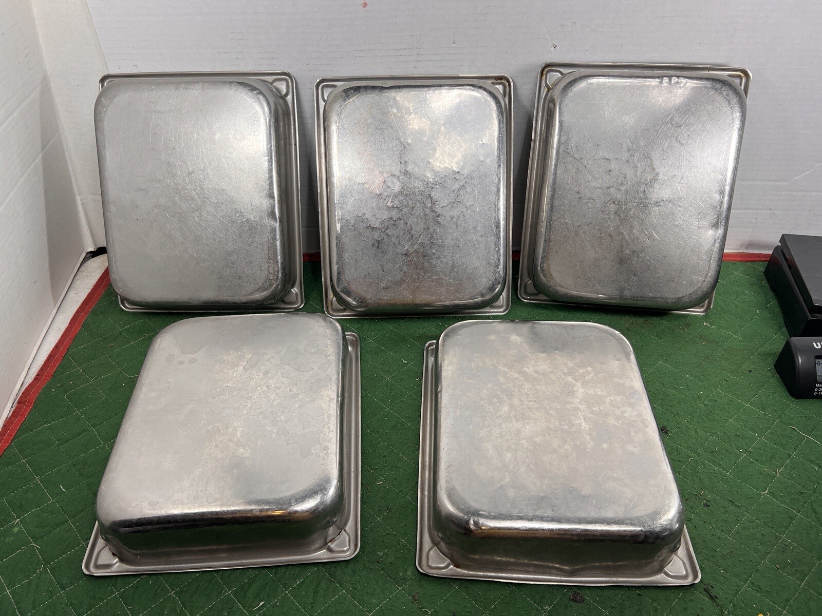 Stainless Steel Professional Kitchen 5 Serving Super Pans II 18-8 USA 3022-7