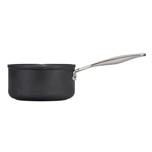 Toughened Nonstick Pro Open Saucepan with Double Pour Spouts, 1.7 qt.