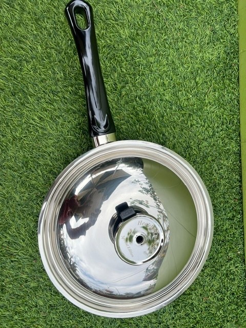 HEALTHY COOKING Special Edition Gourmet Skillet With Lid 10″ Stainless Steel NEW