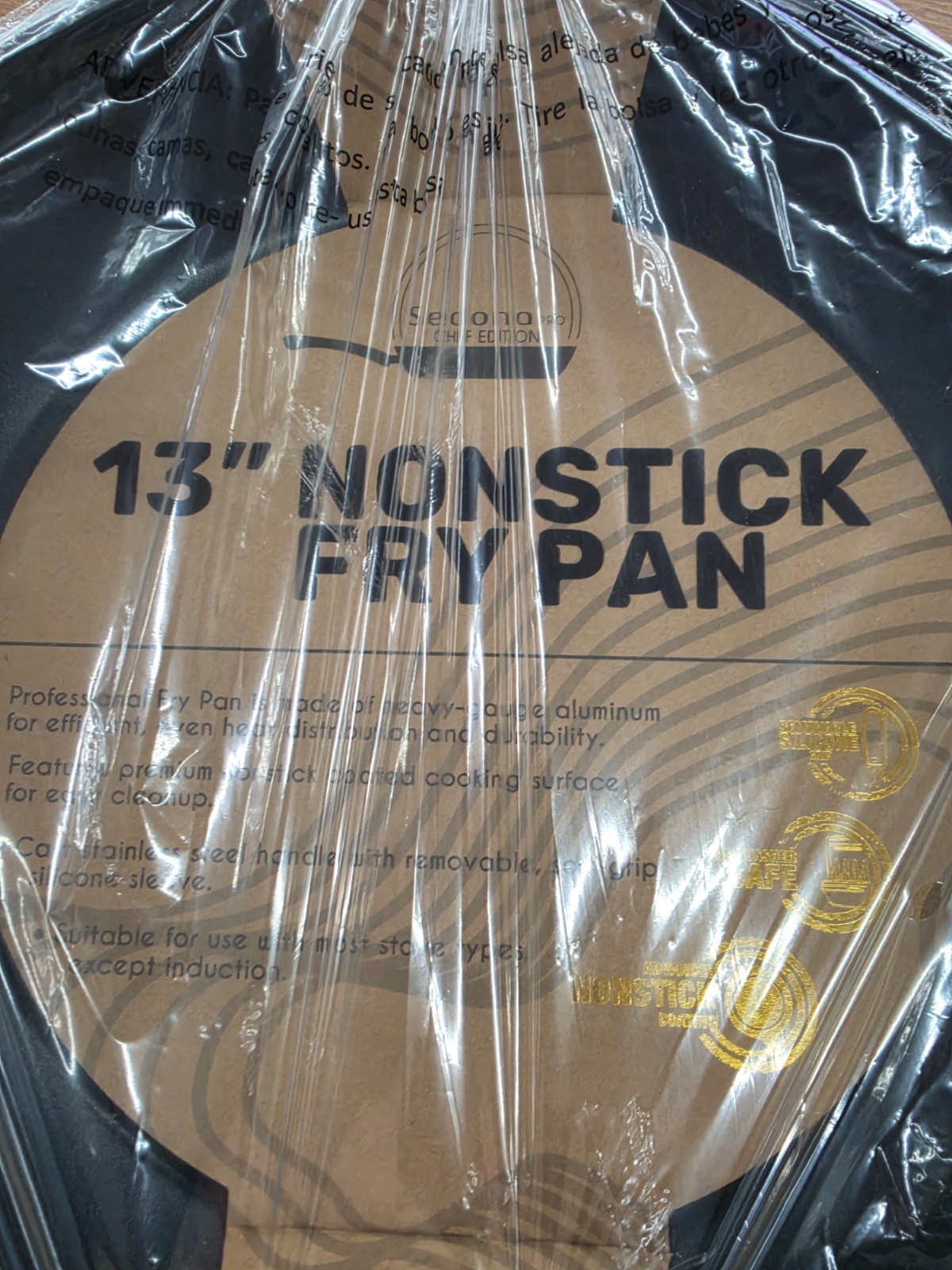 Sedona KitchenPro Chef Edition 13″ Everyday Nonstick Sauté Pan New