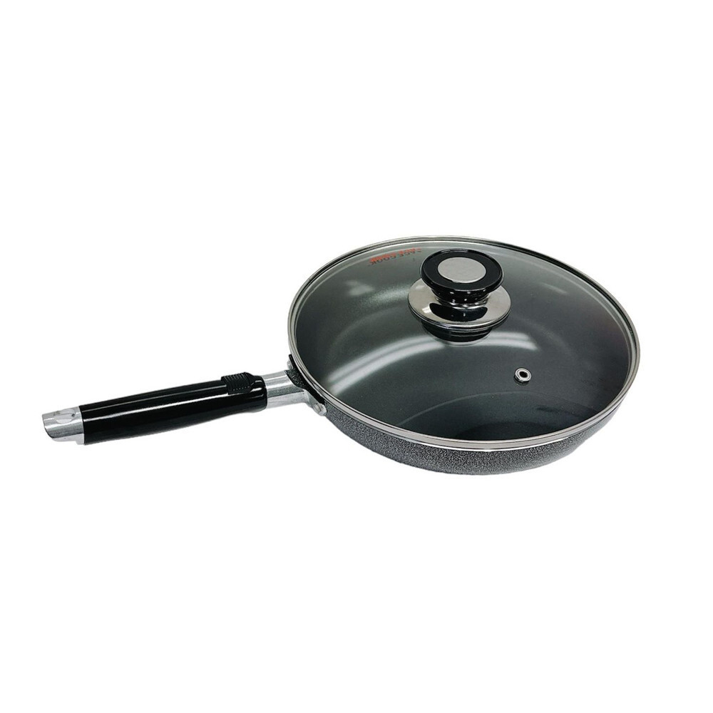 10″ (26CM) Non-Stick Saute Frying Pan Fry Wok With Lid