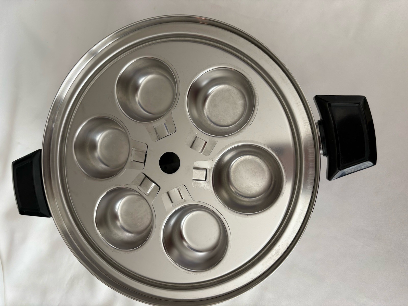 Kitchen Craft West Bend Stainless Steamer Strainer 6 Cup Egg Poacher Set⁠