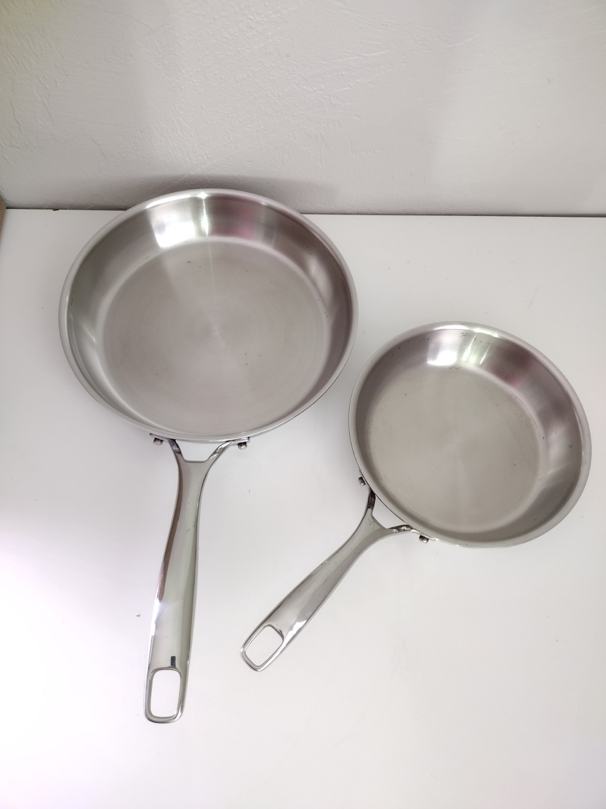 Legend Stainless Steel 10″ and 8″ Skillet Frying Pans Cookwear, 5 ply