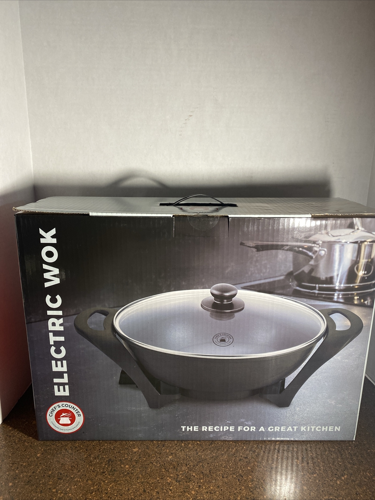 Chef’s Counter Electric Wok CC-224 2 Layer Nonstick Coating