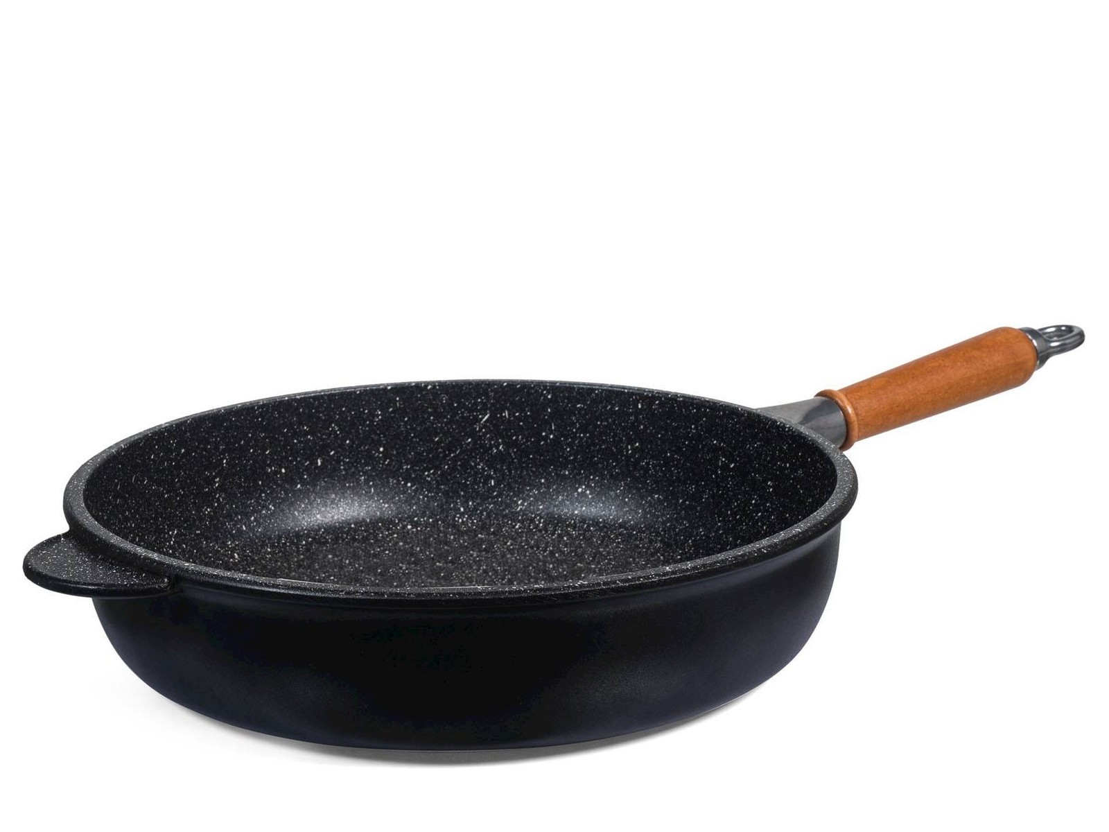 Pan H&h High Non-Stick Stone Handle Wooden CM 32