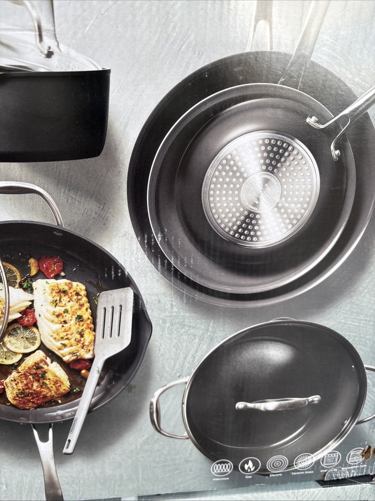 Tramontina 12-Piece Ceramic Non-Stick Pots & Pans Cookware Set