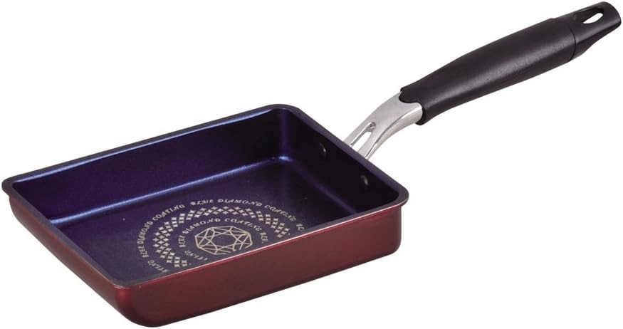 Pearl Metal Egg Frying Pan 13×18cm IH Compatible