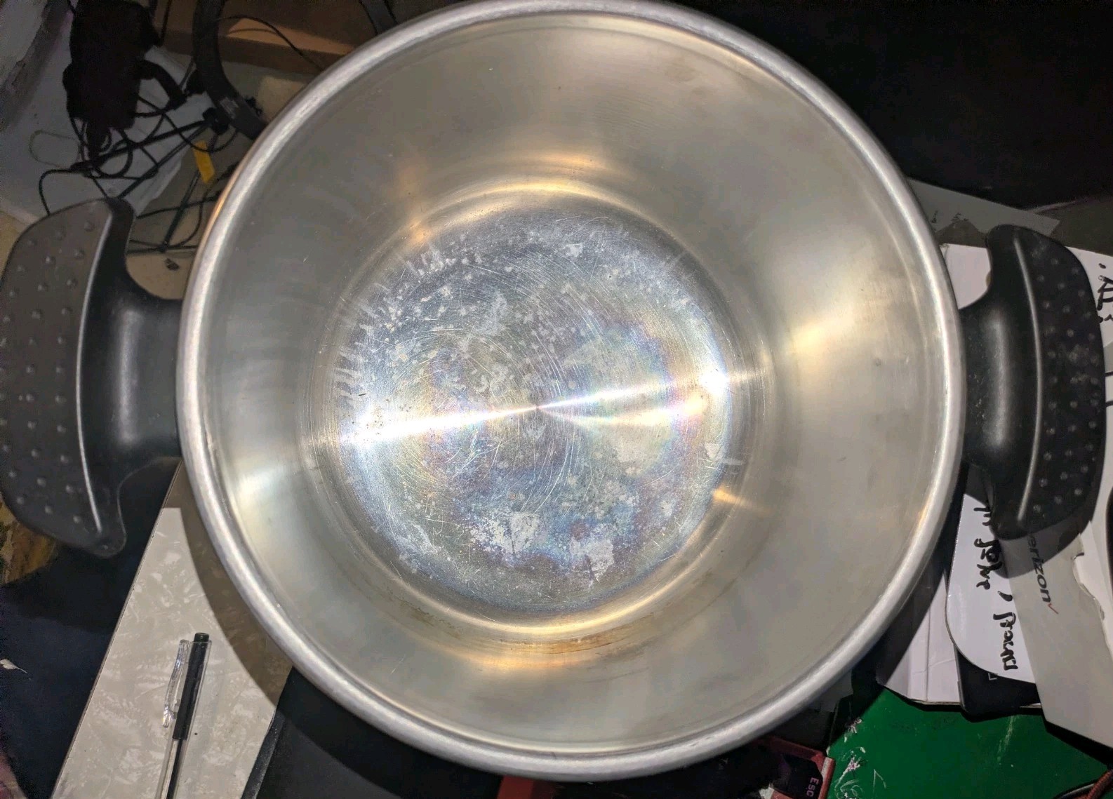Seb Diffusal Stainless Steel 6L Stock Pot INOX 18-10 * No Lid* Made In France