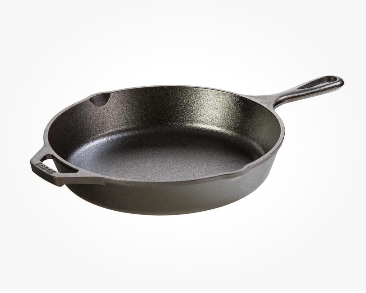 2 Pcs 10.25 Inch Cast Iron Pre-Seasoned Skillet – Signature Teardrop Handle