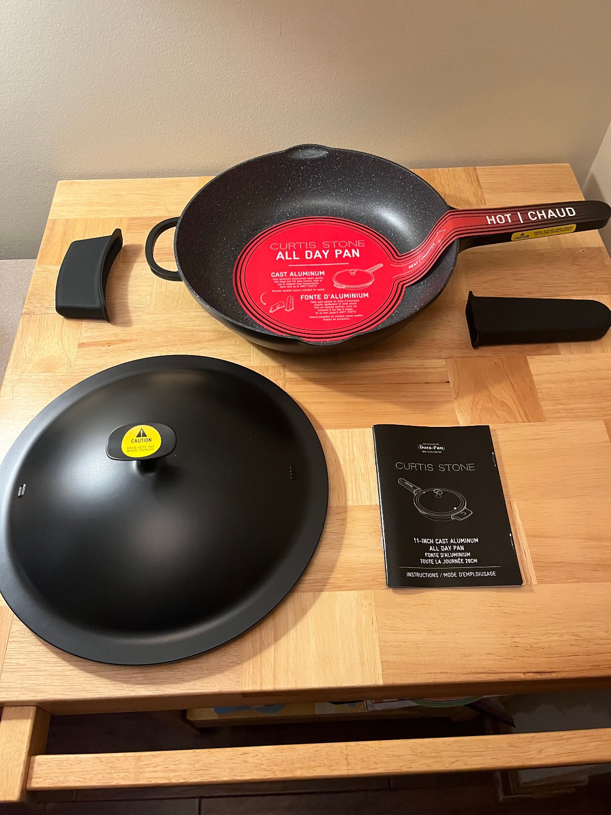 Curtis Stone Dura-Pan Nonstick Cast Aluminum All Day Pan~Black~Brand New