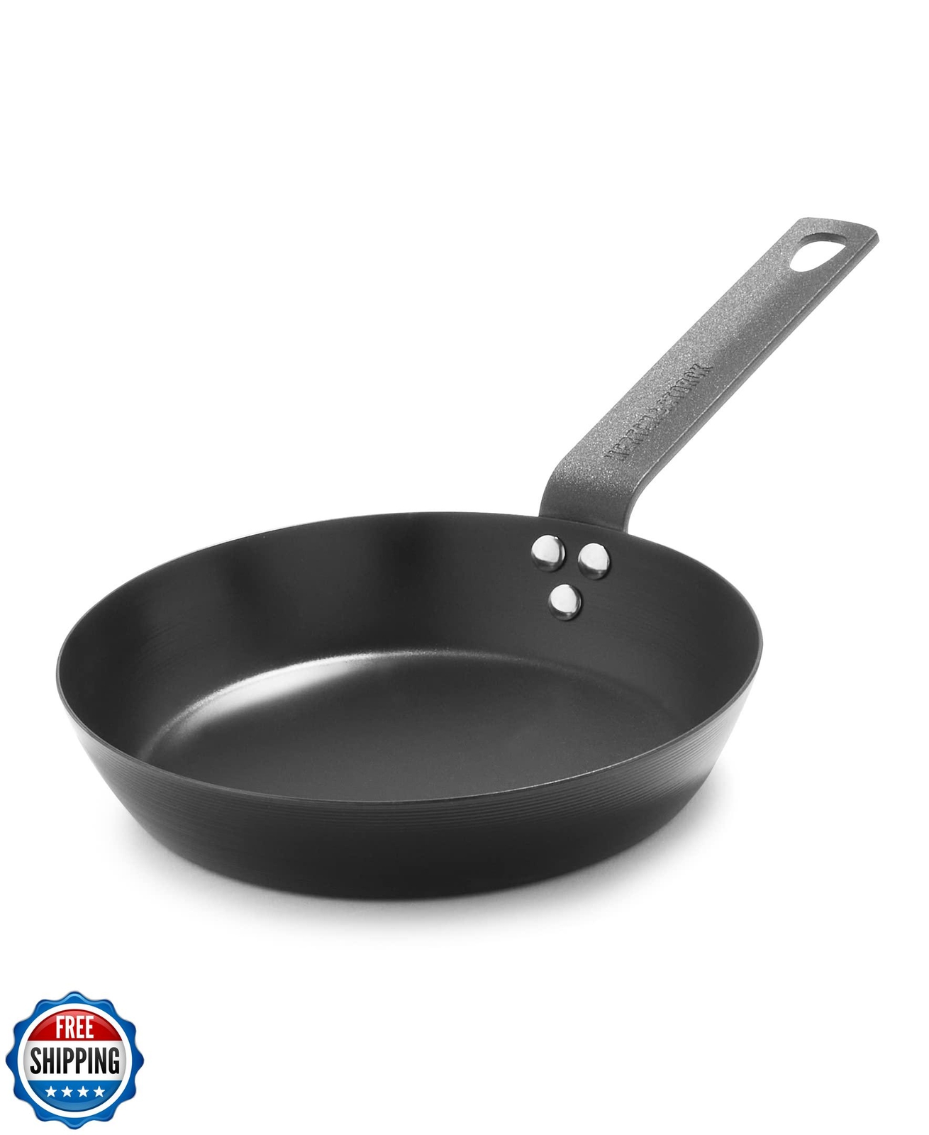 Merten and Storck Pre-Seasoned Carbon Steel 8″ Frying Pan Skillet, Fast Heati