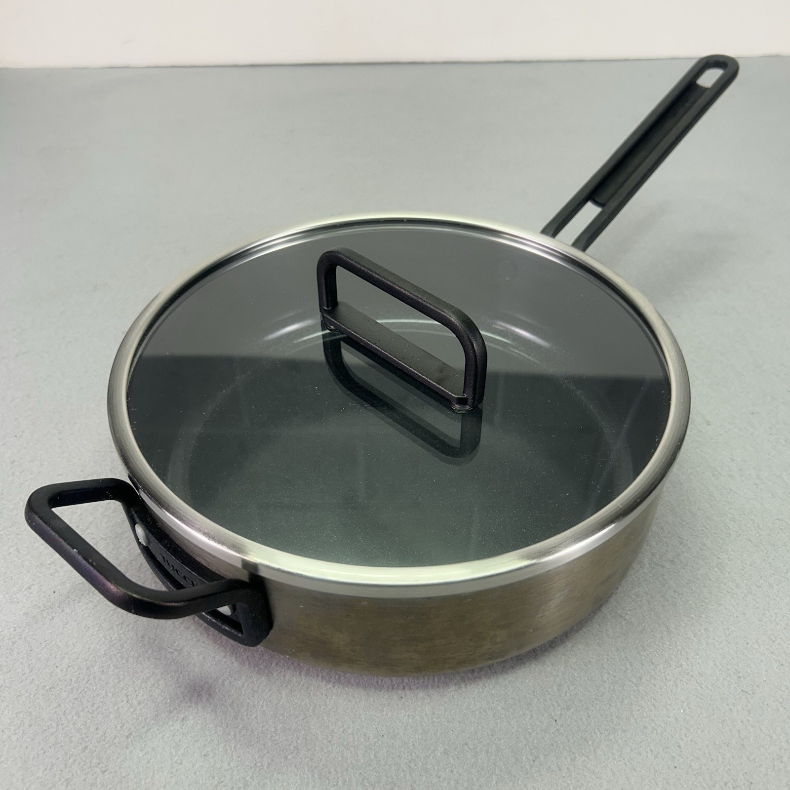 GreenPan Stanley Tucci Ceramic Nonstick 10” Saute Braiser Pan 4 Qt W Lid