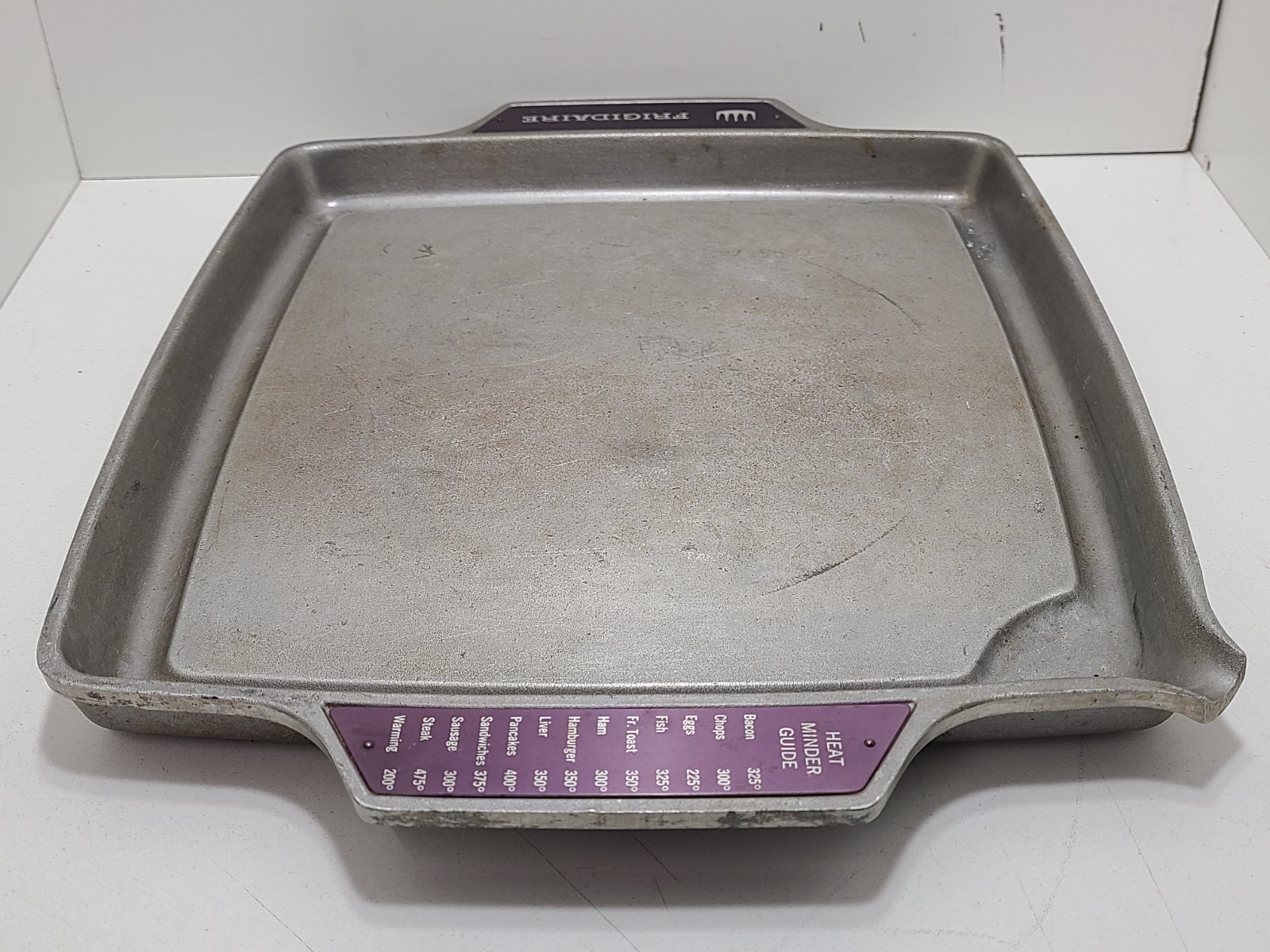 Vintage Frigidaire Cast Aluminum Square Griddle or Fry Pan No. 6563250