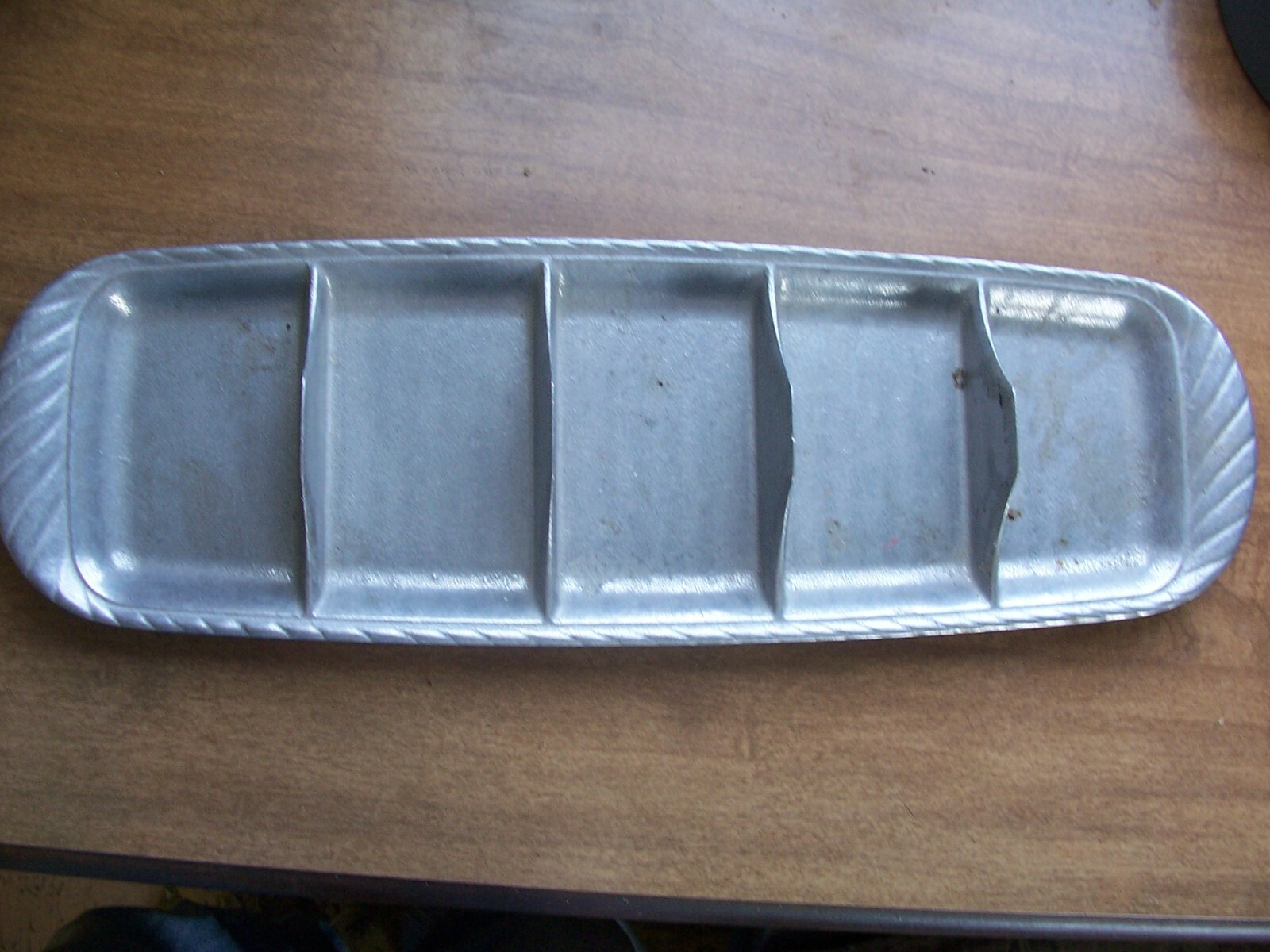 WILTON ARMETALE 18 3/4 x 6 inch Divided Tray