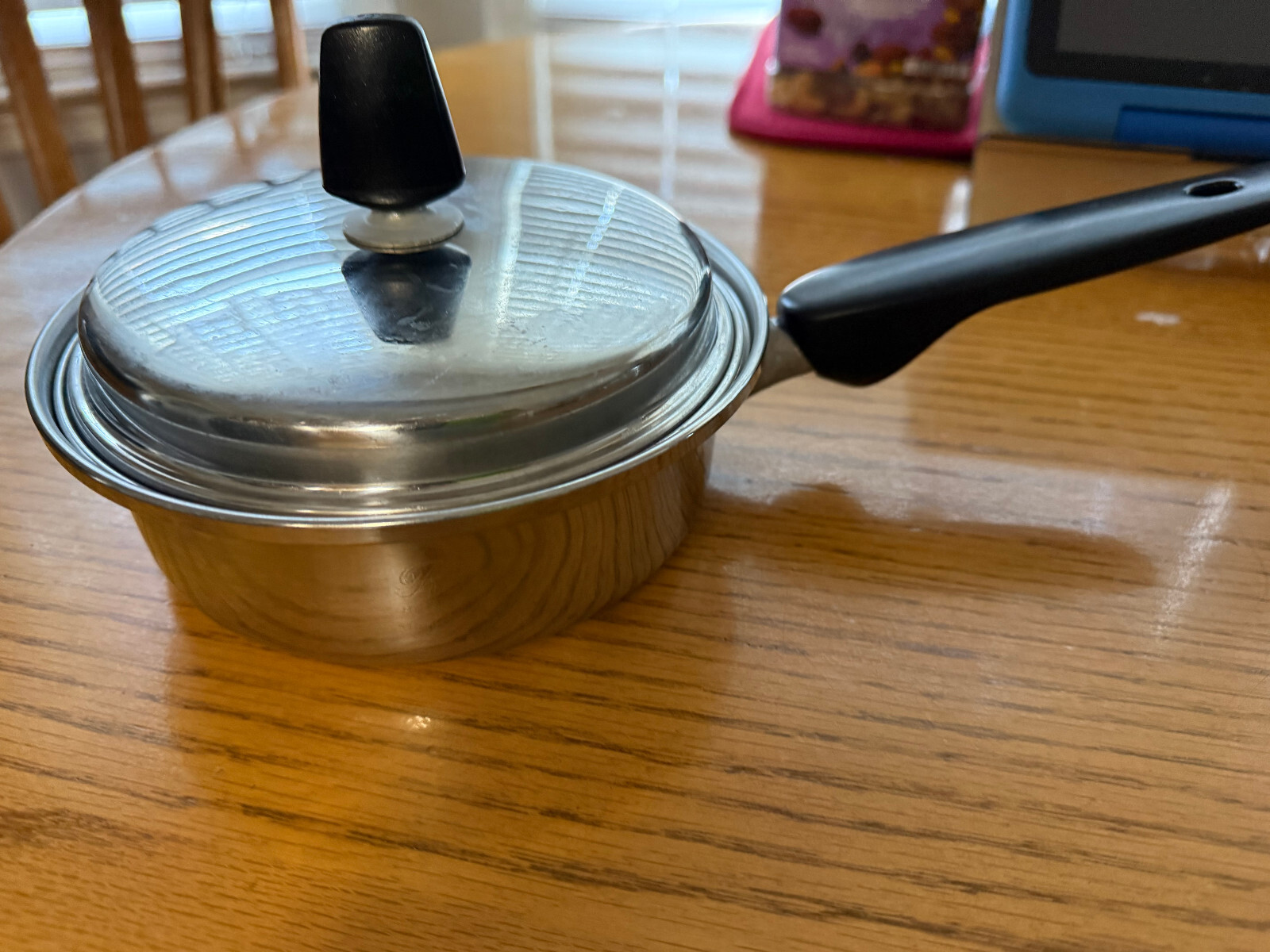 Regal 3/4 Qt Pan pot w/ Lid Vintage 3 ply Stainless Steel