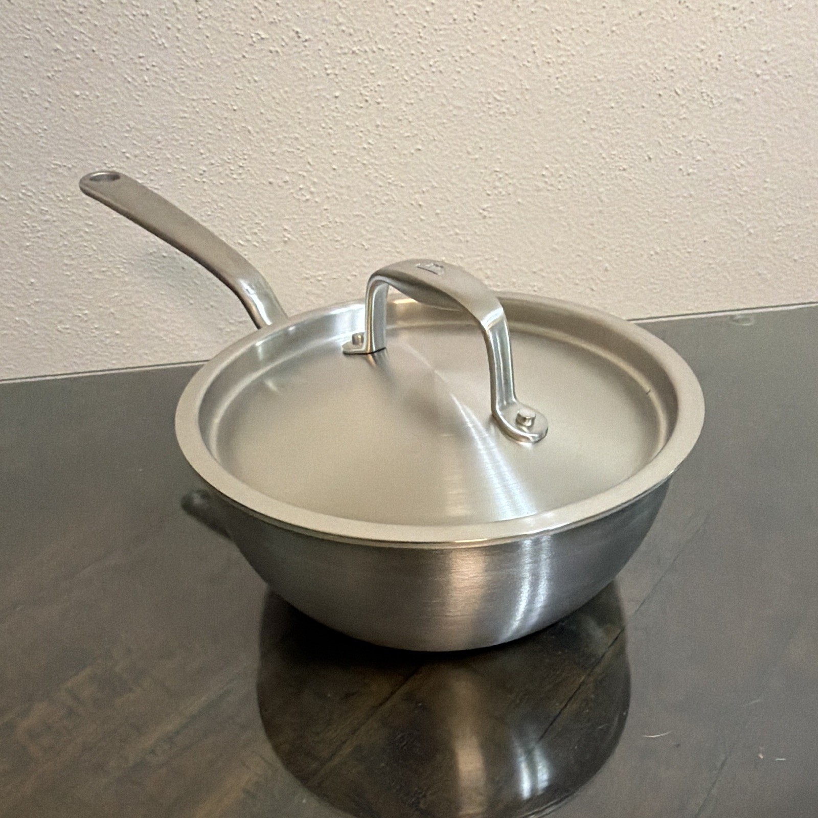 Made In | Stainless Clad 2 qt Saucier w/ Lid | Ind, Ele, Gas