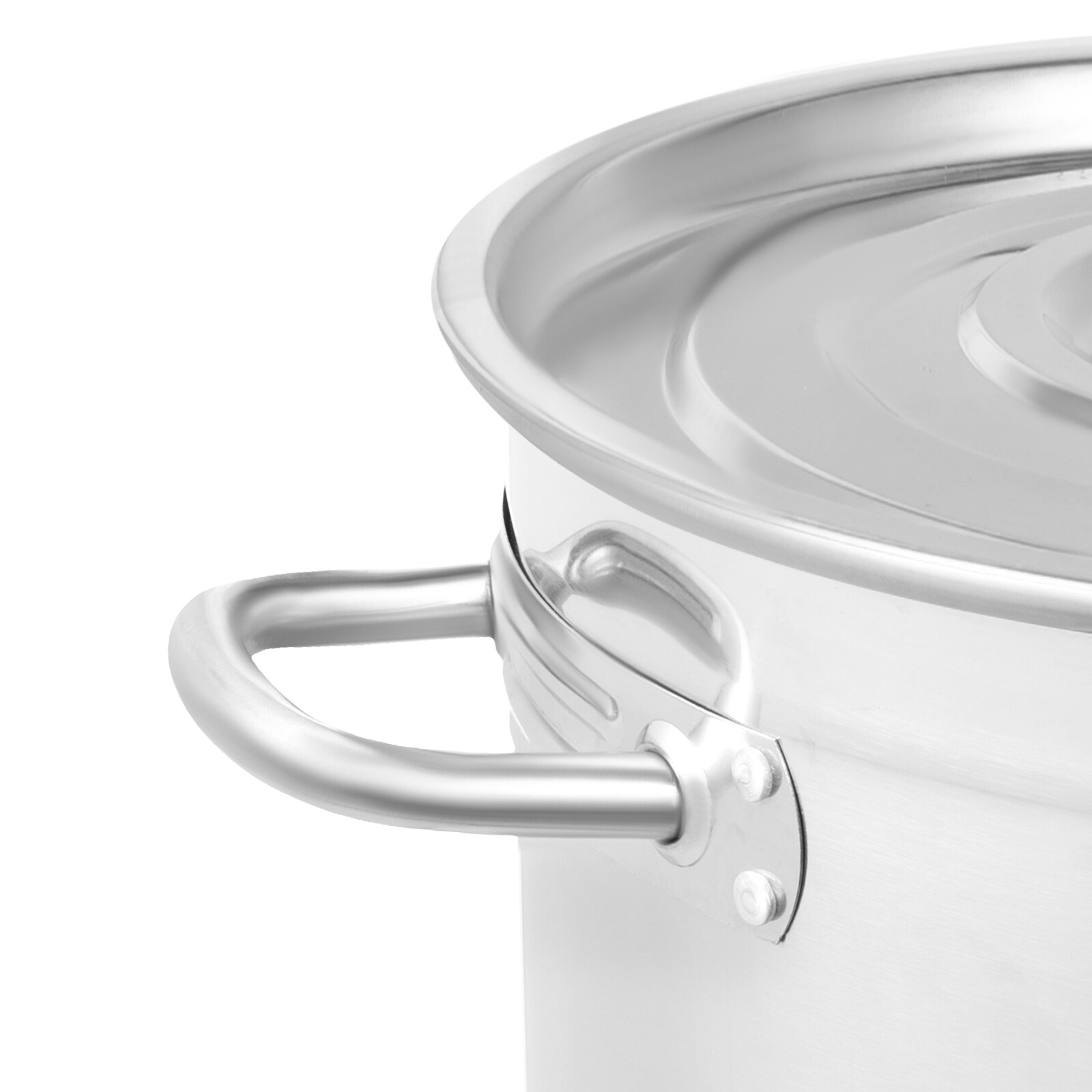 35L/9.25Gal Stock Pot Stainless Steel Large Kitchen Soup Big Cooking Restaurant