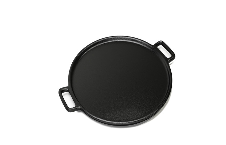 14″ Pre-Seasoned Cast Iron Pizza Pan Skillet for Oven, Stovetop & Grill