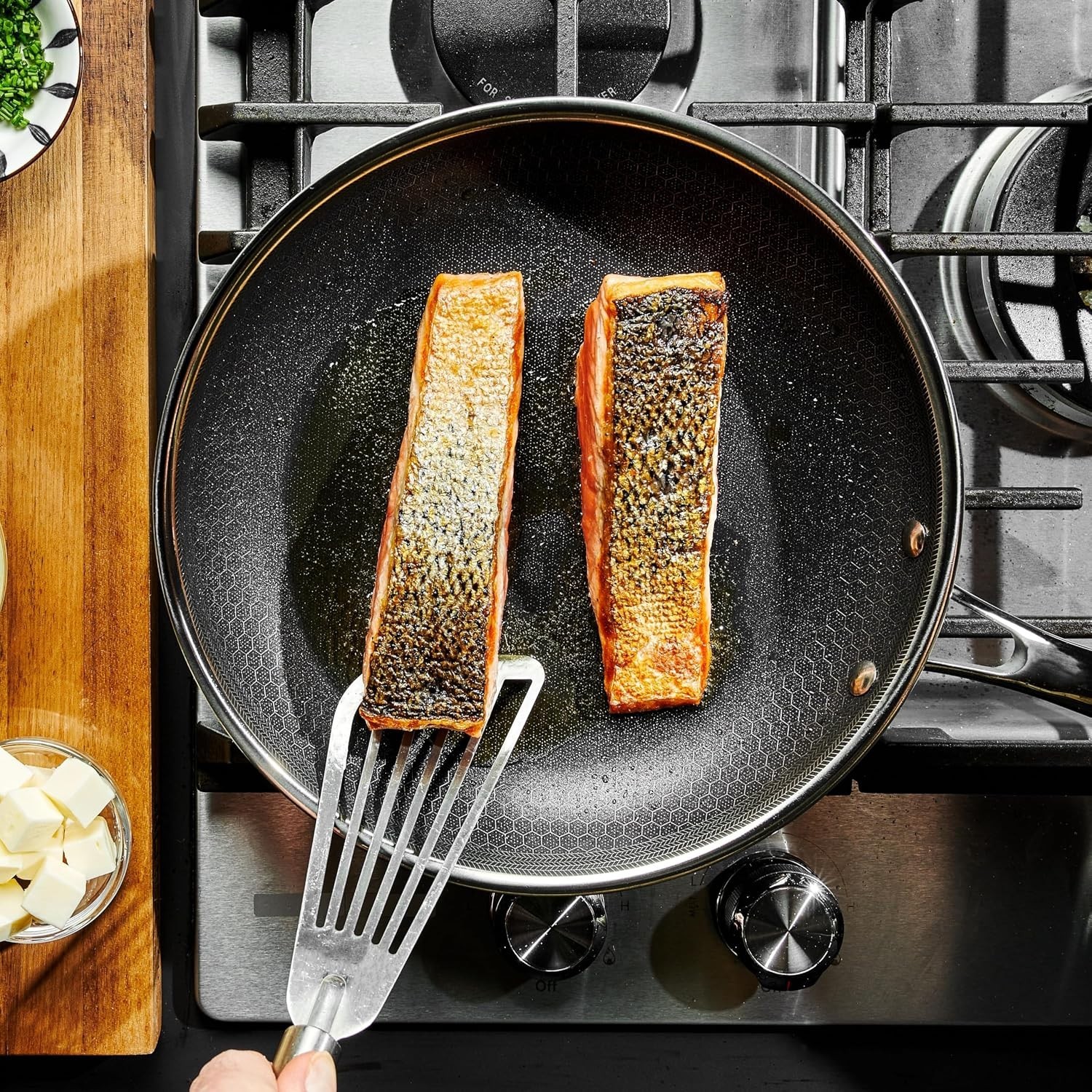 10″ Hybrid Nonstick Frying Pan with Lid – Oven Safe
