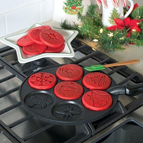 Nordic Ware Holiday Pancake Pan 10.5″ Non-Stick Cast Aluminum Griddle 7 Designs