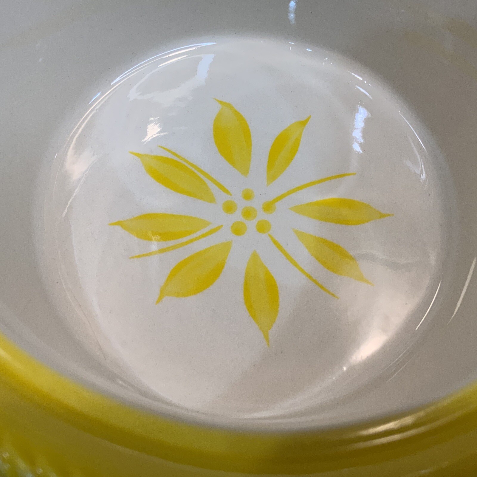 Temptations Old World Yellow Floral 16oz Mini Casserole Crock w/ Lid