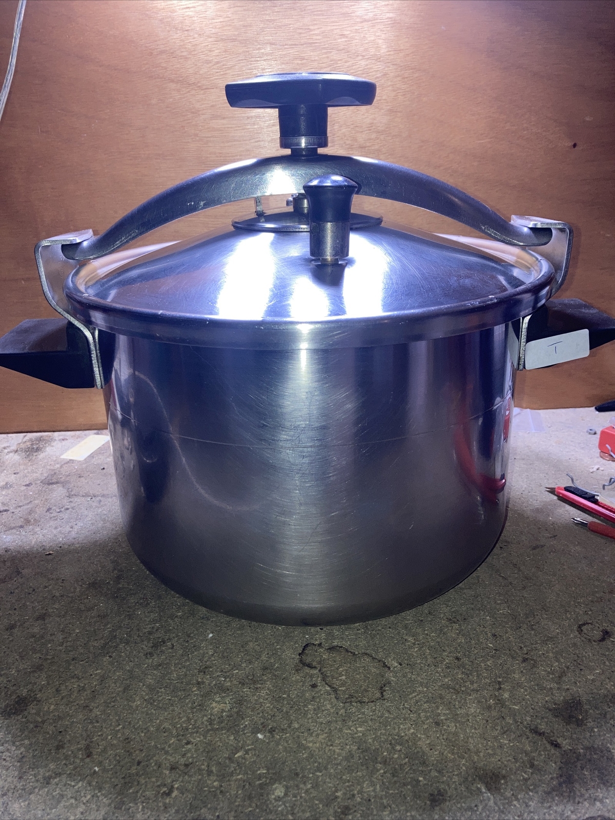 (T) Casserole Minute SEB Stainless Steel 8 Liters With Basket And Valve