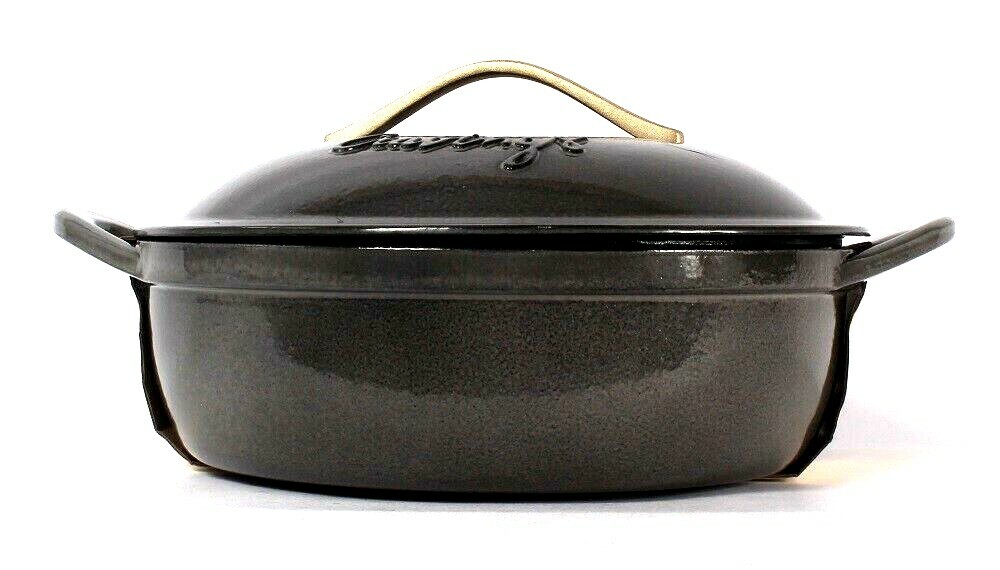 Cravings By Chrissy Teigen 5 Qt Enameled Cast Iron Dark Gray Braiser With Lid