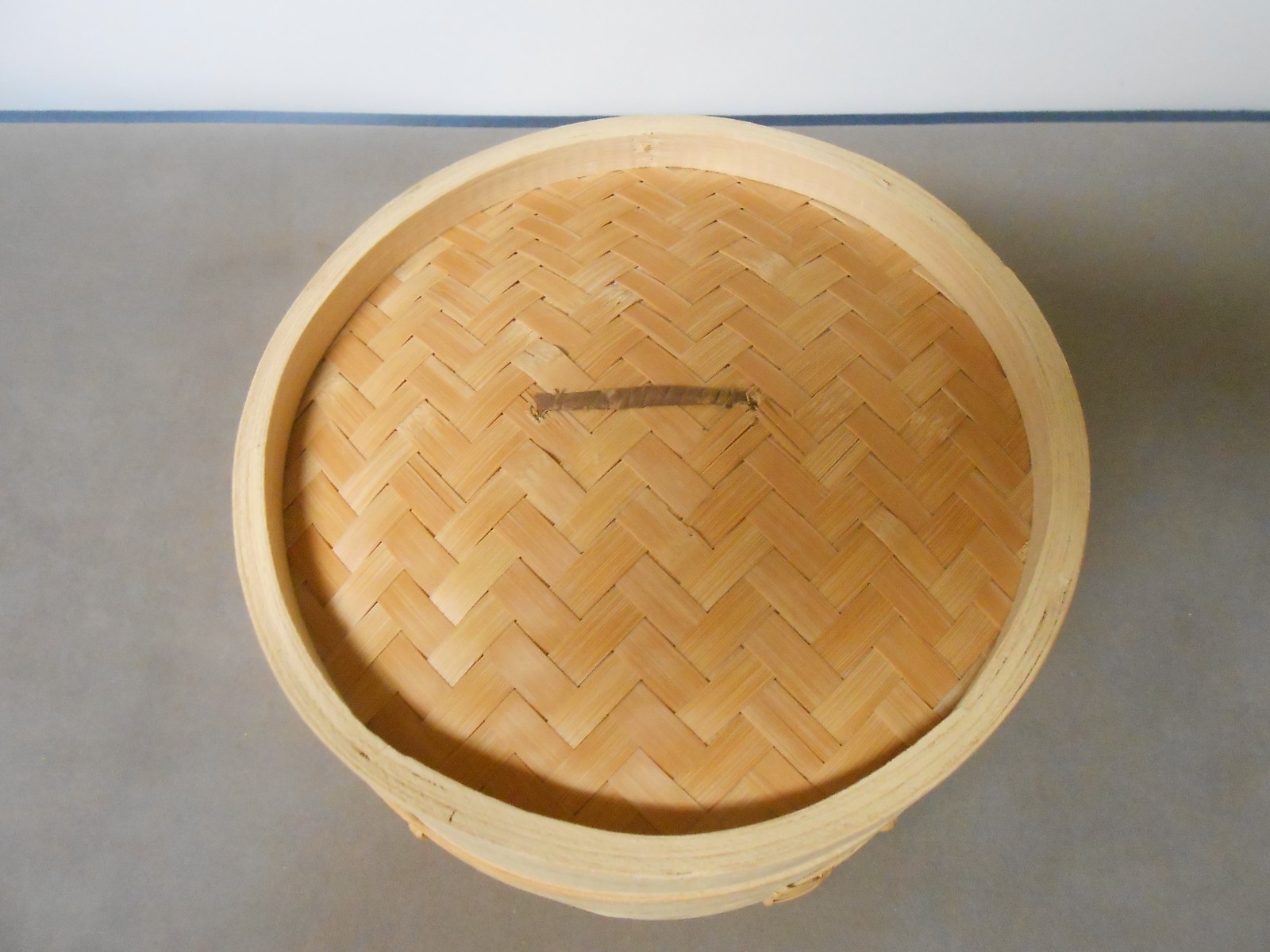 Bamboo Steamer Basket Set Chinese 3-Tier Dim Sum Dumpling Steamer 8″w x 6″ t New