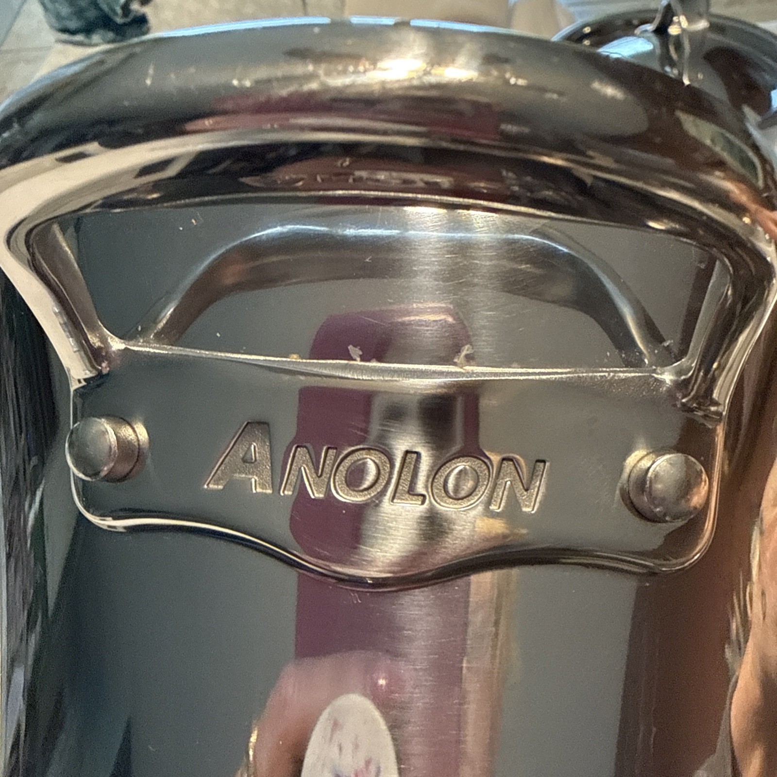 Anolon Nouvelle Copper Stainless Steel 3-Ply Copper Core Base Cookware 6 Pieces