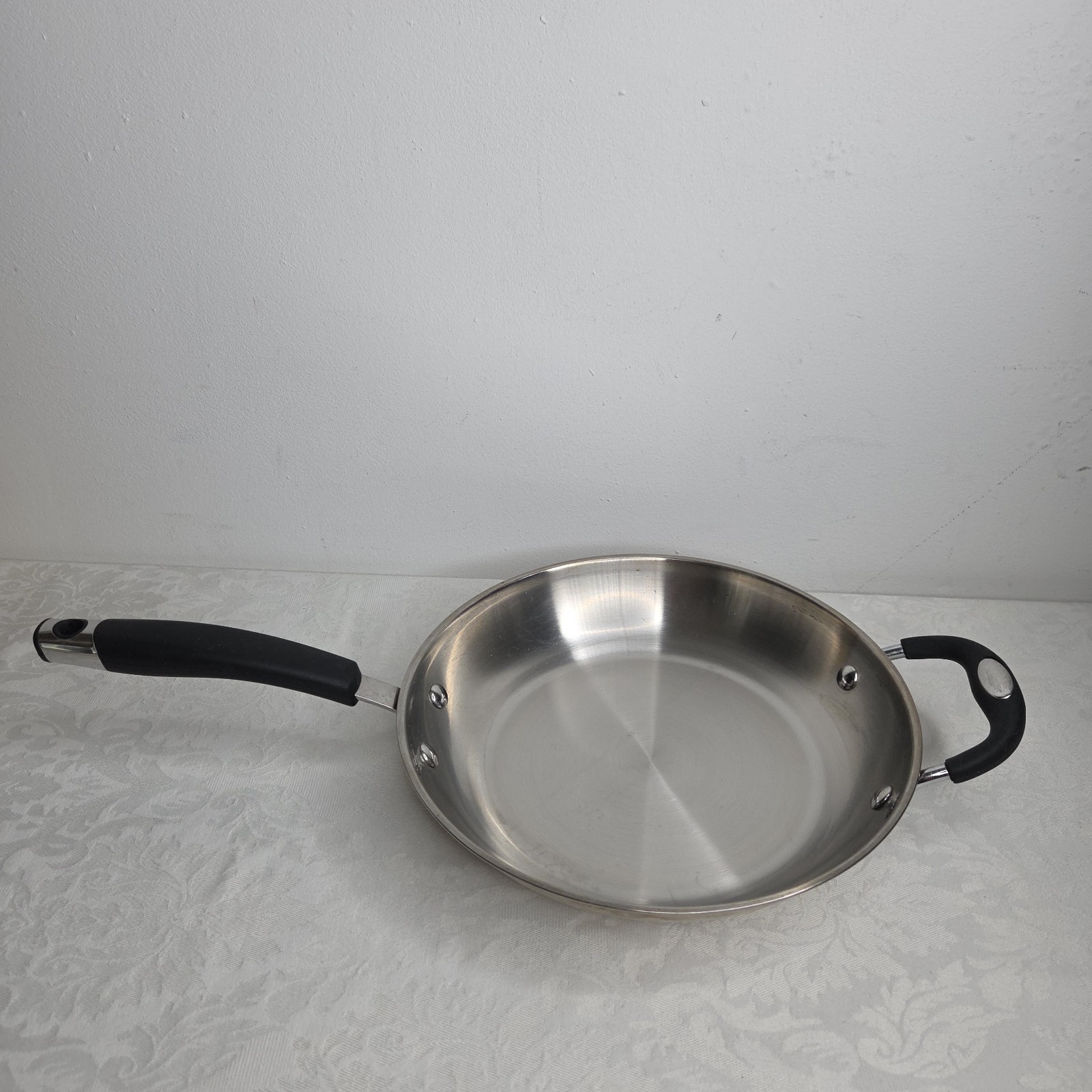 Tramontina 10-Inch Stainless Steel Frying Pan Made In Brazil