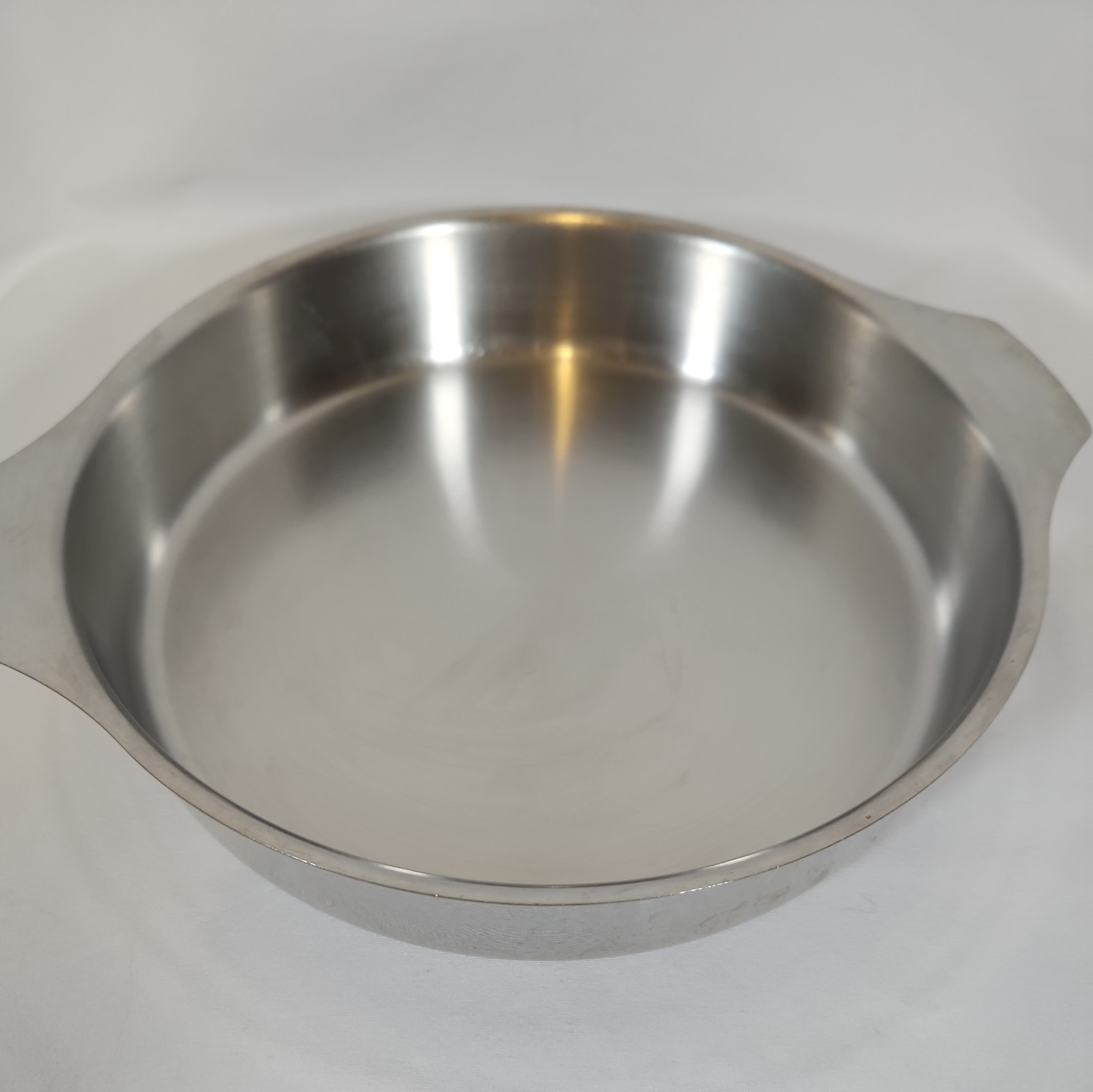 7 pc Letang & Remy Stainless Steel Cookware France Skillet & 3 pans w/3 lids