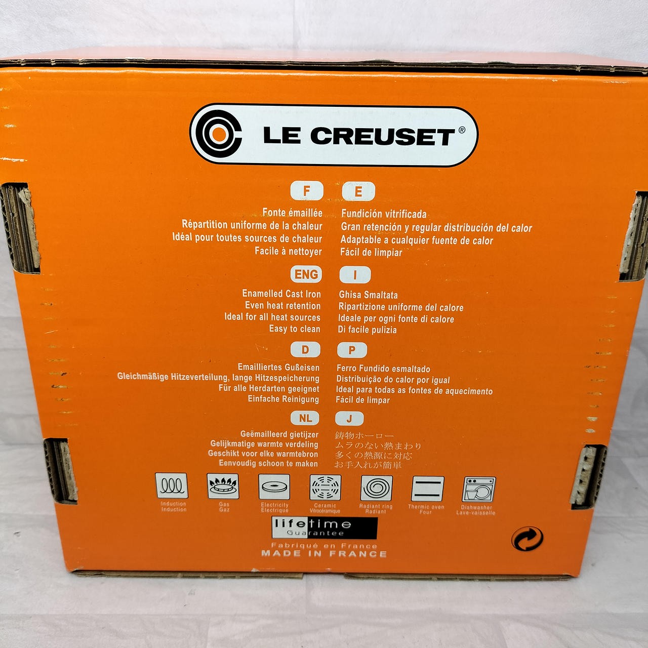 Le Creuset Cocotte Ronde Tradition 18cm 7 inch 2qt Dijon Yellow Cast Iron