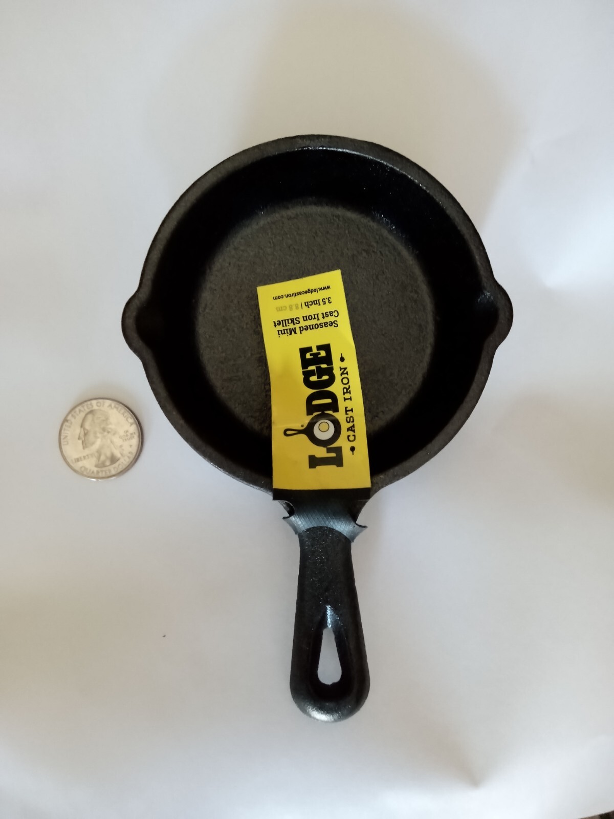 Lodge Mini Cast Iron Skillet 3.5” w/ 2 Pour Spouts Made in USA