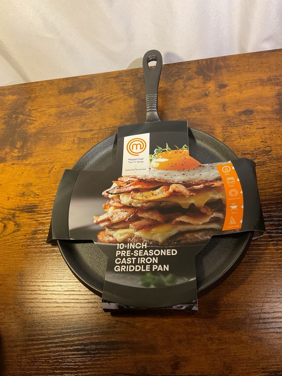 New Master chef 10” Round Cast Iron Griddle