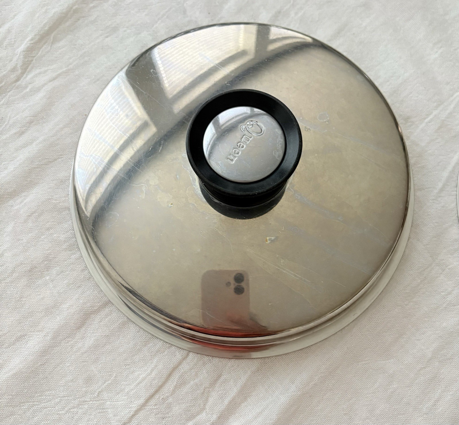Amway Queen Stainless Steel 8” Replacement Lid Only For Sauce Pan