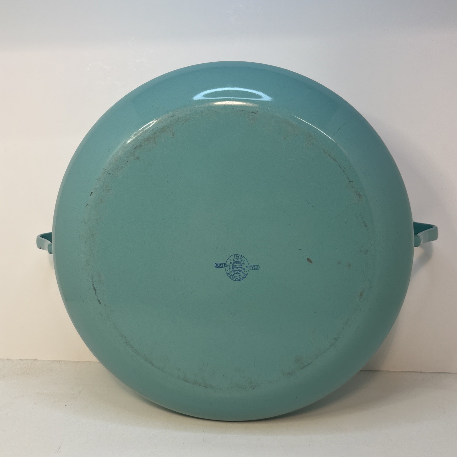 Vintage Dansk Kobenstyle Turquoise 6 Qt Dutch Oven Jens Quistgaard MCM 1960s 10”
