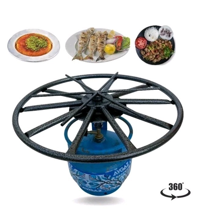 Multiple Flame Kunafa Knafeh Kadayif Cook Portable Burner Gas Stove Camp