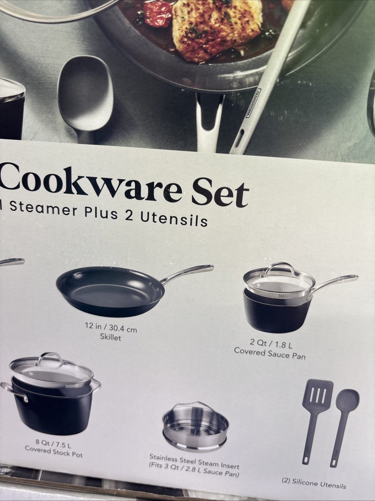 Tramontina 12-Piece Ceramic Non-Stick Pots & Pans Cookware Set