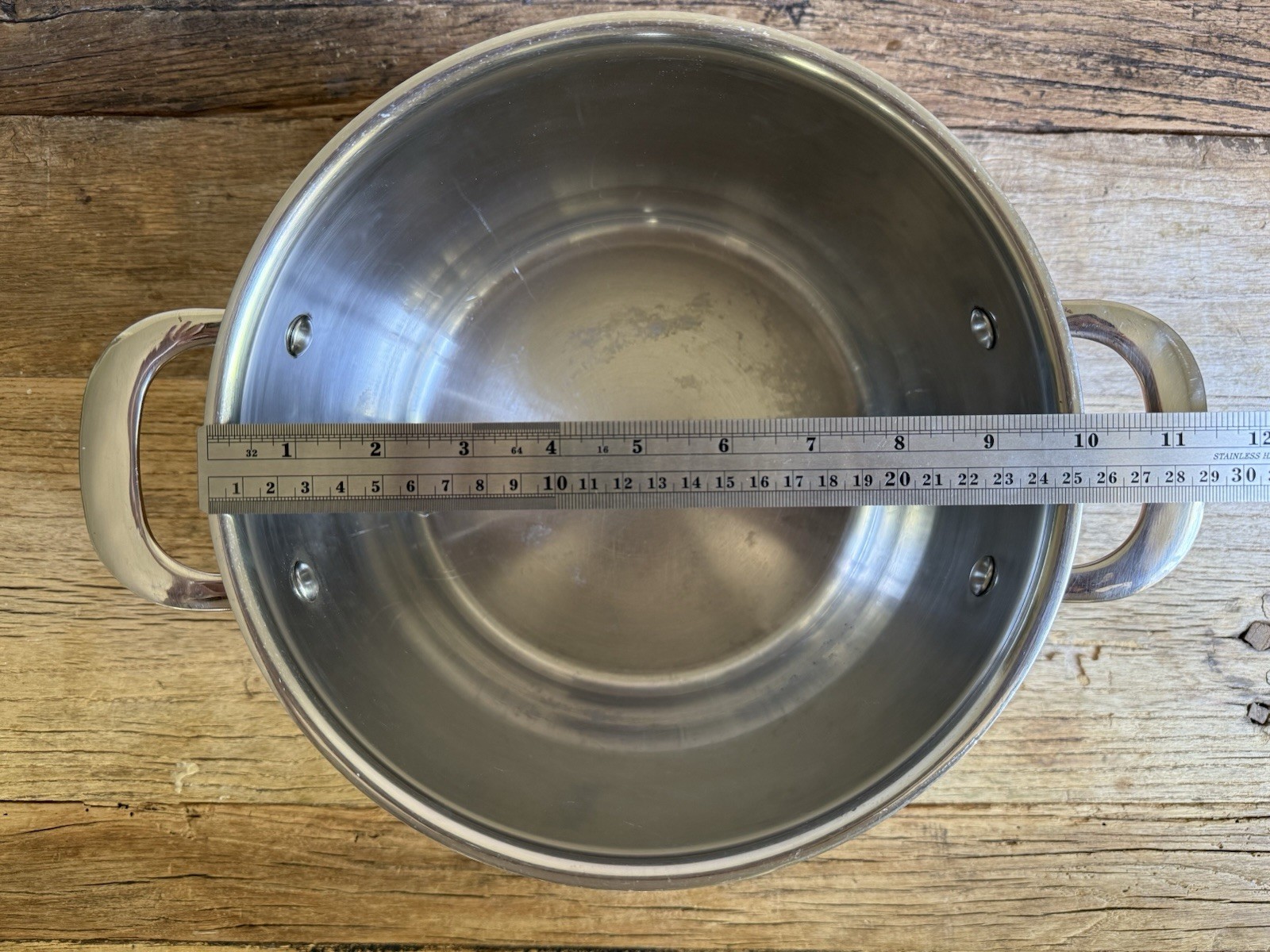 Copper Stew Pot with Lid – 25cm