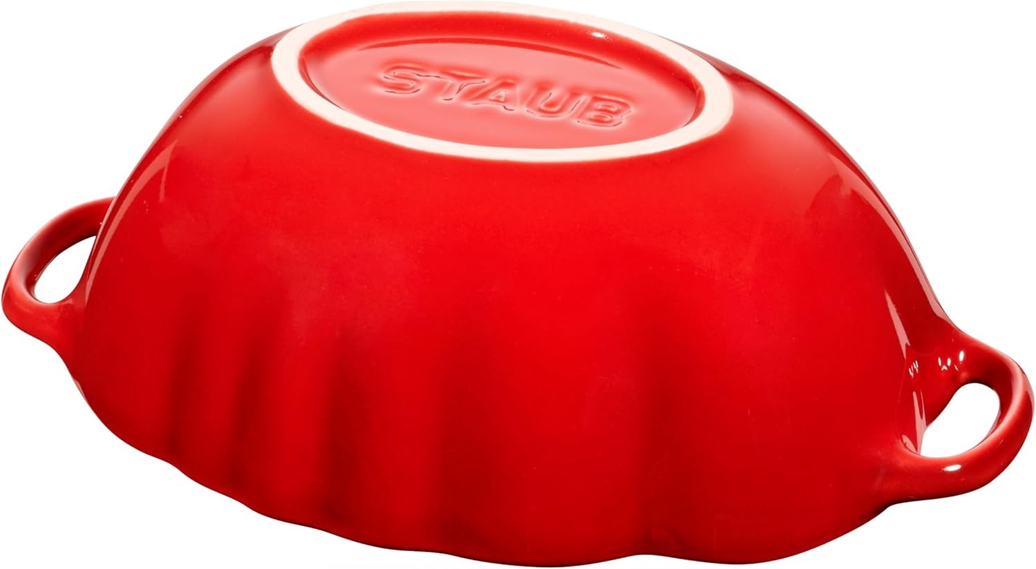 Ceramic 16-oz Petite Tomato mini Cocotte baking dish no stovetop save – Cherry